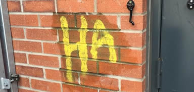 graffiti removal in Dunstable